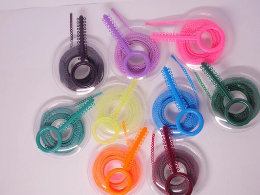 comprar Colorido de ortodoncia larga corta cerrada cadena de energía de carburo de tungsteno material online manufacture