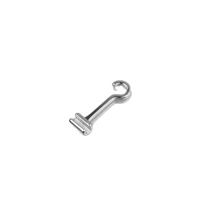 Instrumentos de clase I Accesorios de ortodoncia de plata Implante de gancho con pinzas