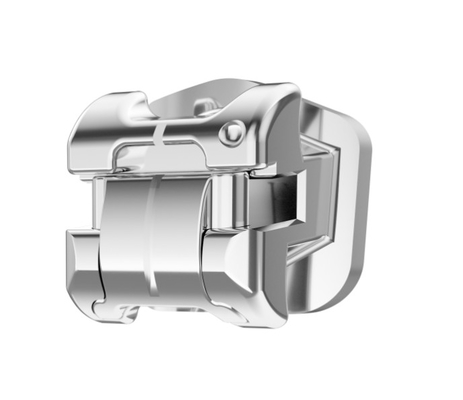 Brackets de acero inoxidable pasivo de auto-ligado en ortodoncia Brilliant III