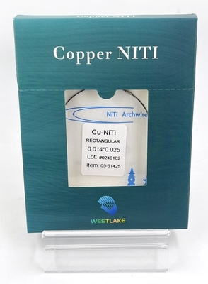 Cables de ortodoncia super suaves de grado redondo rectangular de cobre NiTi archwire