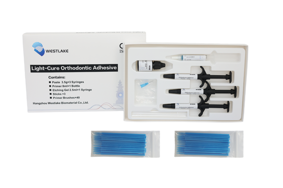 Adhesivos ortodónticos dentales Productos de pegamento CE ISO Adhesivos de curación ligera BIOM